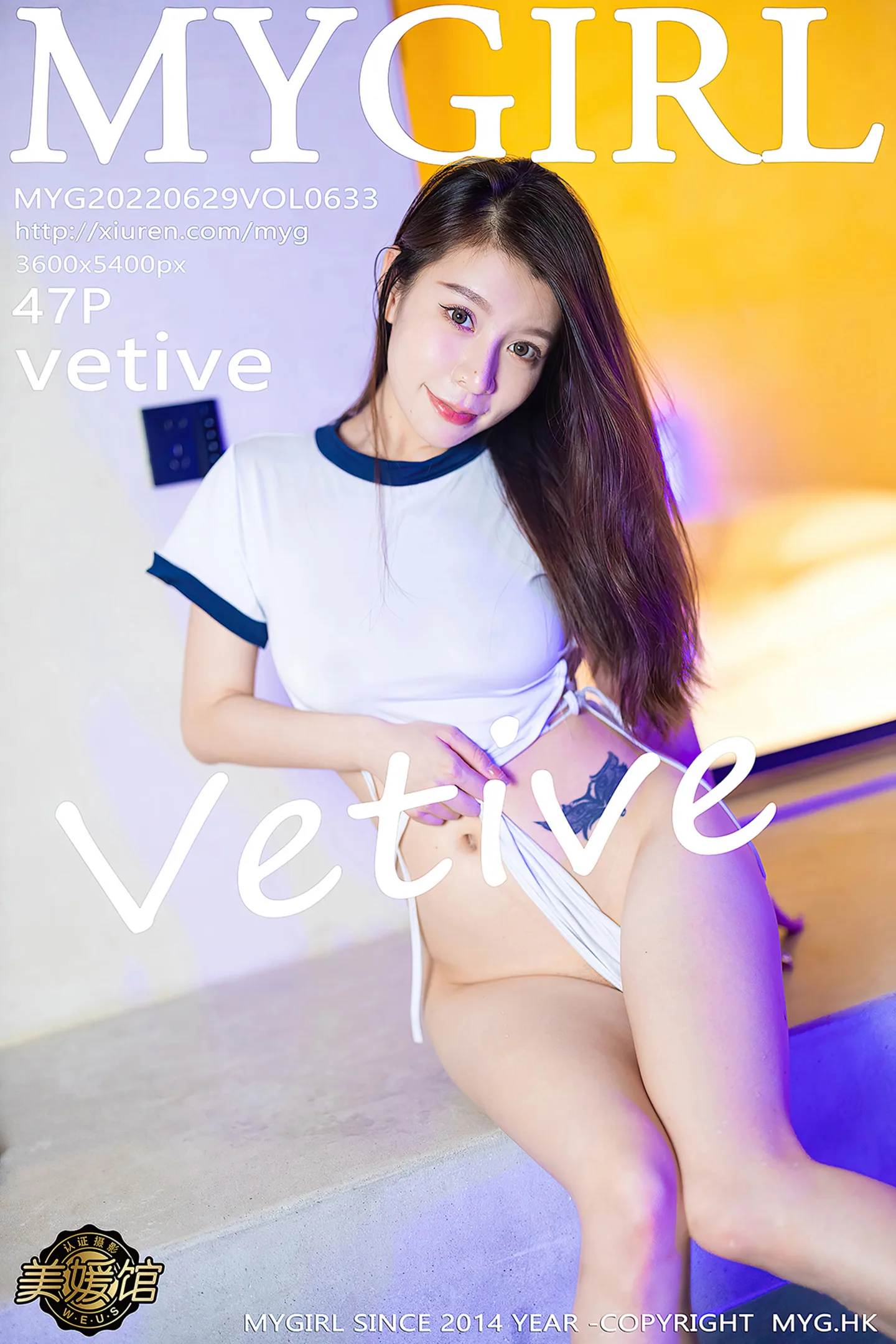 [MyGirl美媛馆]Vol.633_模特Vetive酒店大浴缸半脱露白色高叉连体衣秀浑圆翘臀诱惑写真47P-秀人网 - XiuRen.Pro